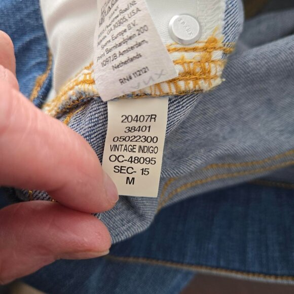 SPANX Wide Leg Seamed Front Jeans - Size M - Pull on - Picture 12 of 12